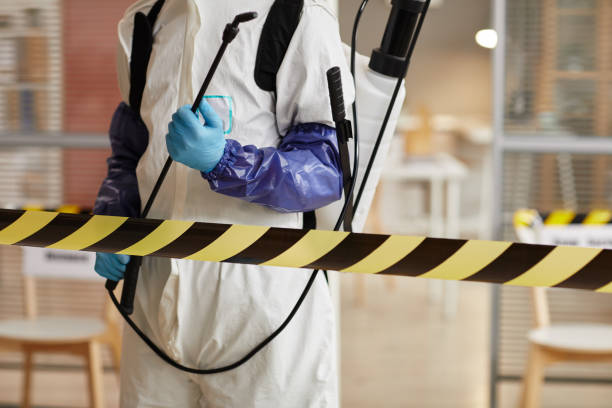 Professional Biohazard technician working in Colgate, WI